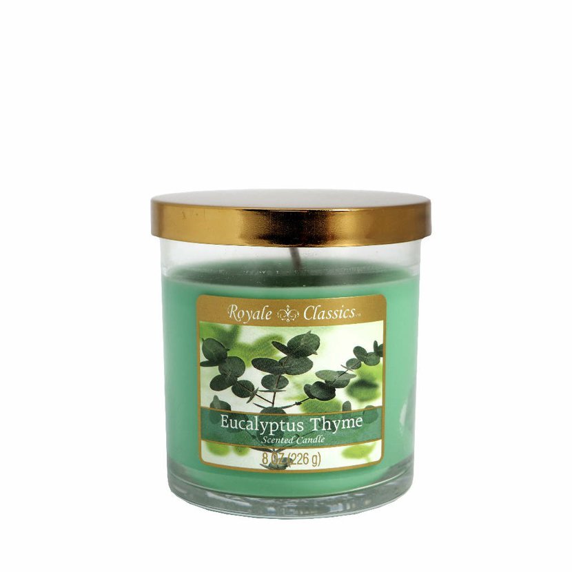 CANDLELITE svíčka ve skle Royale Classics Eucalyptus Thyme 226 g